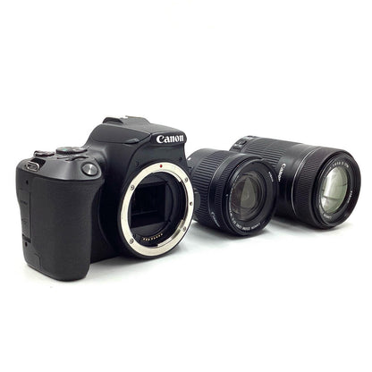 【全額返金保証】【最速発送】Canon デジタル一眼 EOS Kiss X10 ダブルズームキット ブラック 動作確認済