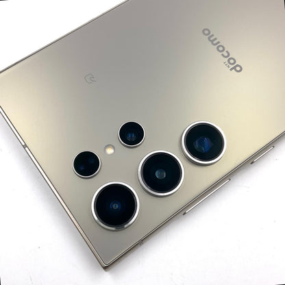 【全額返金保証】【最速発送】SAMSUNG Galaxy S24 Ultra 256GB チタニウムグレー docomo SC-52E 動作確認済