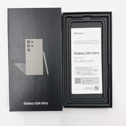 【全額返金保証】【最速発送】SAMSUNG Galaxy S24 Ultra 256GB チタニウムグレー docomo SC-52E 動作確認済