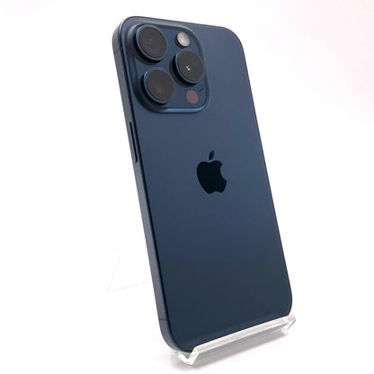 【全額返金保証】【最速発送】Apple iPhone iPhone 15 Pro 128GB ブルーチタニウム SIMフリー 白ロム 動作確認済 88%