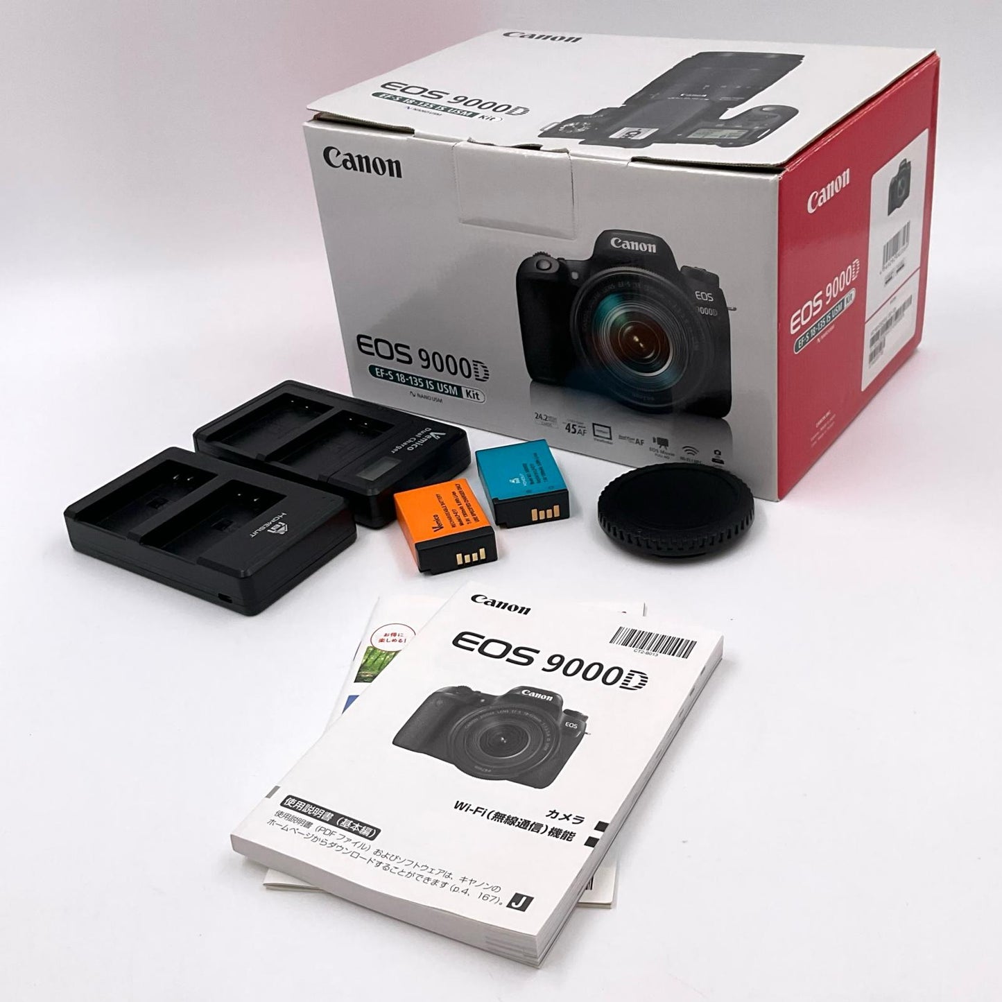 【全額返金保証】【最速発送】Canon デジタル一眼 EOS 9000D ボディ ブラック 動作確認済