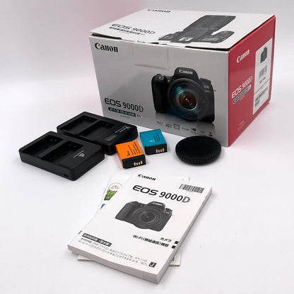 【全額返金保証】【最速発送】Canon デジタル一眼 EOS 9000D ボディ ブラック 動作確認済