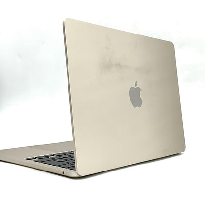 【全額返金保証】【最速発送】Apple MacBook Air 13インチ 2022 M2 16GB SSD 256GB スターライト 100% 動作確認済