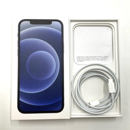 【全額返金保証】【最速発送】Apple iPhone iPhone 12 256GB ブラック Softbank 白ロム 動作確認済 74%