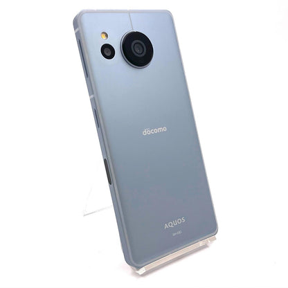 【全額返金保証】【最速発送】SHARP AQUOS sense7 128GB ブルー docomo SH-53C 白ロム 動作確認済