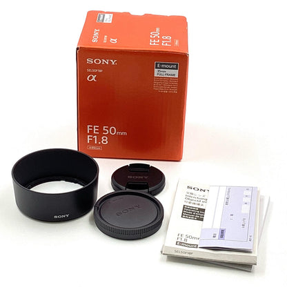 【全額返金保証】【最速発送】Sony FE 50mm F1.8 SEL50F18F 美品 動作確認済