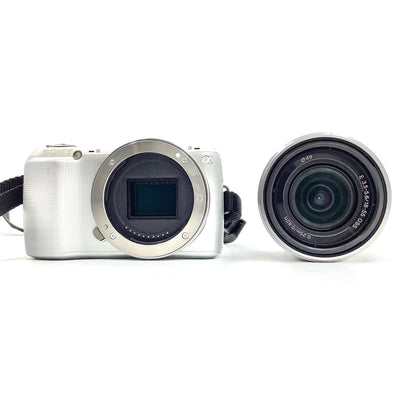 【最速発送】Sony デジタル一眼 α NEX-C3K ズームレンズキット [シルバー] シルバー【難有】