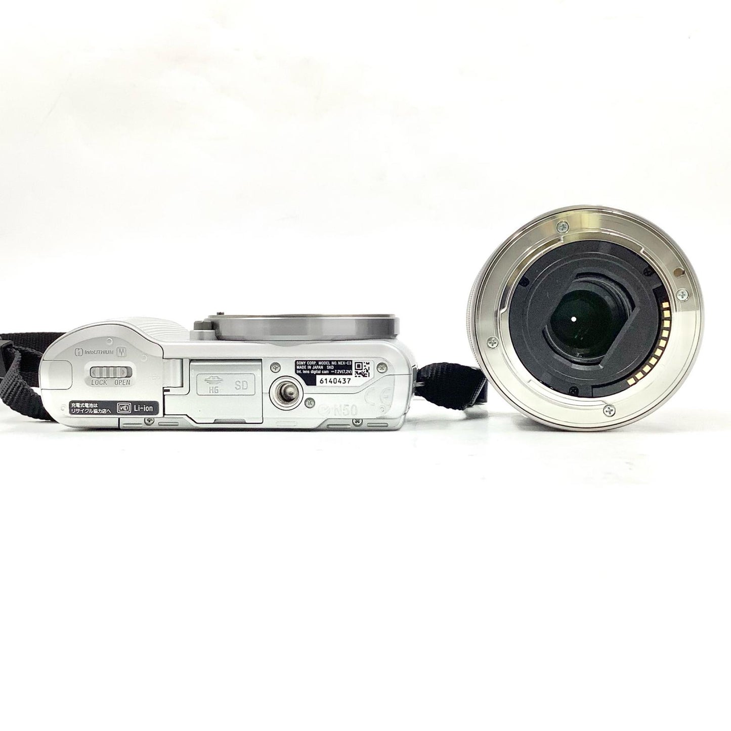 【最速発送】Sony デジタル一眼 α NEX-C3K ズームレンズキット [シルバー] シルバー【難有】