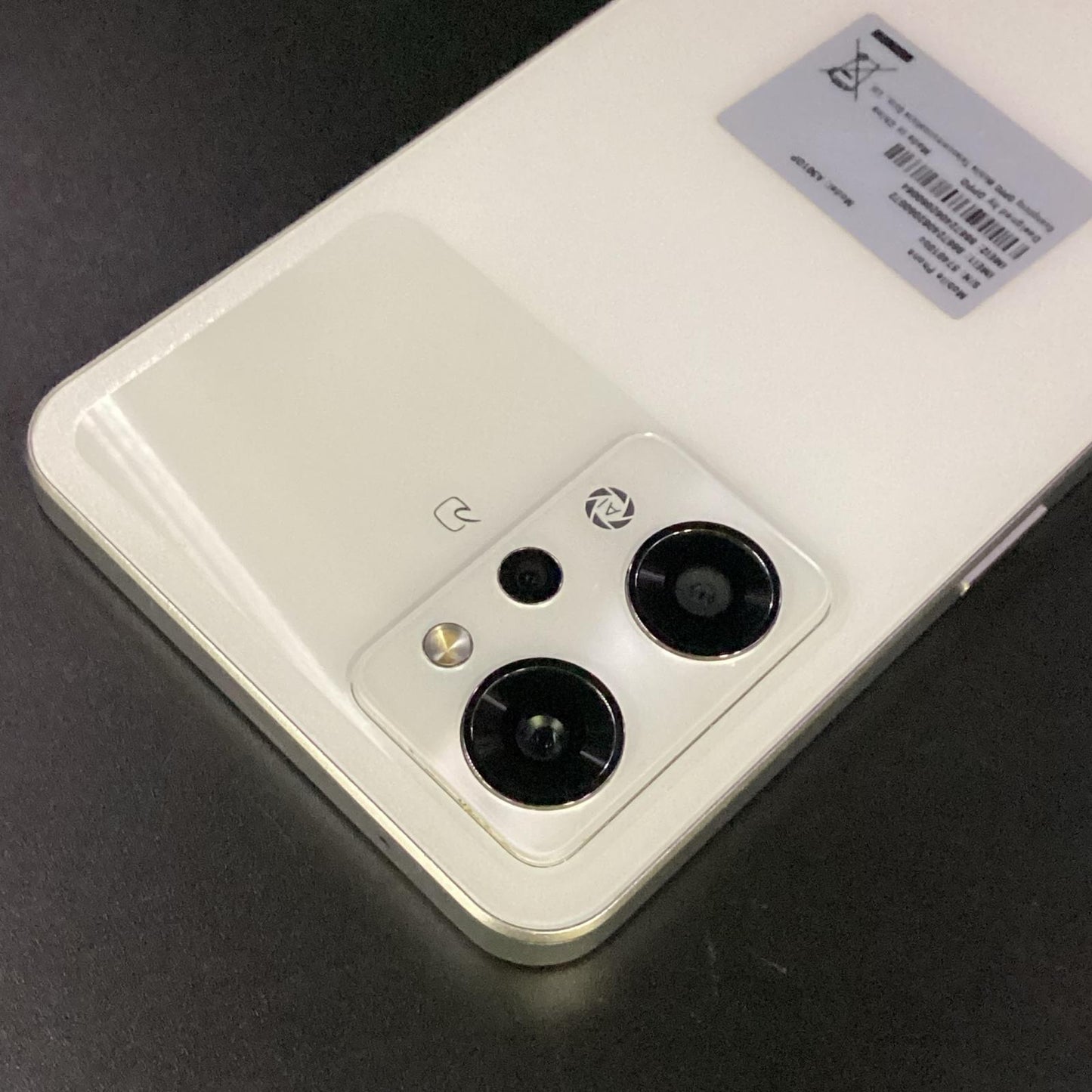 【全額返金保証】【最速発送】OPPO Reno 9A 128GB ムーンホワイト Softbank A301P 白ロム 動作確認済