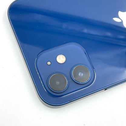 【全額返金保証】【最速発送】Apple iPhone iPhone 12 64GB ブルー Softbank 白ロム 動作確認済 77%