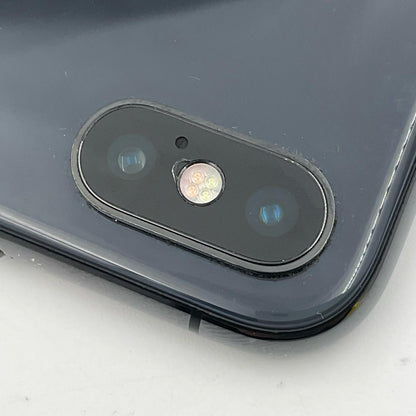 【全額返金保証】【最速発送】Apple iPhone iPhone X 64GB スペースグレイ Softbank 白ロム 動作確認済 72%