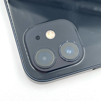 【全額返金保証】【最速発送】Apple iPhone iPhone 12 64GB ブラック au 動作確認済 87%