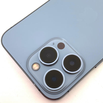 【全額返金保証】【最速発送】Apple iPhone iPhone 13 Pro 256GB シエラブルー au 白ロム 動作確認済 76%