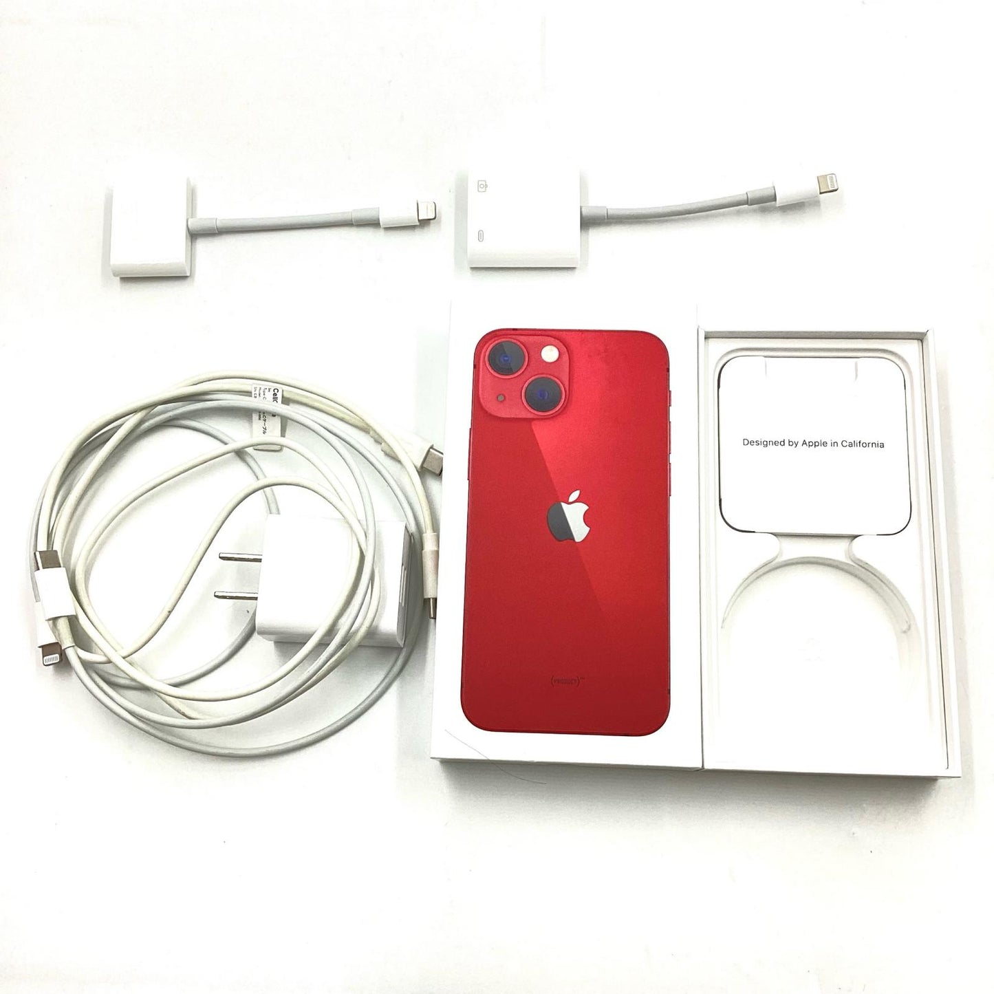 【全額返金保証】【最速発送】Apple iPhone iPhone 13 mini 128GB (PRODUCT)RED SIMフリー 白ロム 動作確認済 84%