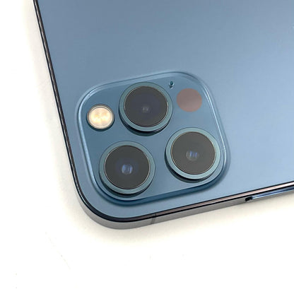 【全額返金保証】【最速発送】Apple iPhone iPhone 12 Pro 512GB パシフィックブルー au 白ロム 動作確認済 85%