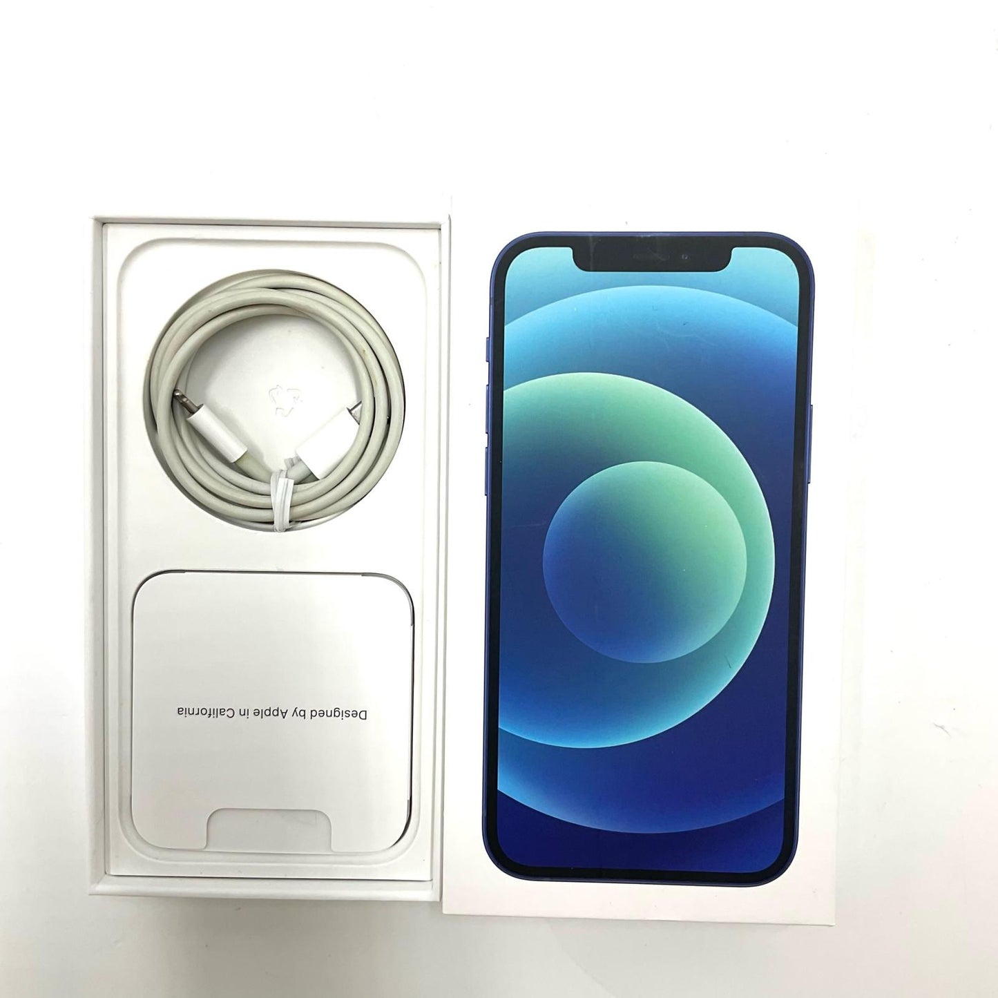【全額返金保証】【最速発送】Apple iPhone iPhone 12 128GB ブルー SIMフリー 白ロム 動作確認済 87%