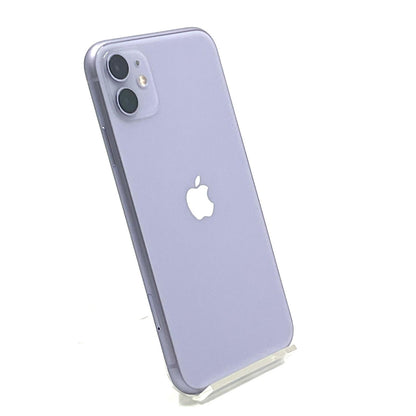 【全額返金保証】【最速発送】Apple iPhone iPhone 11 64GB パープル au 白ロム 動作確認済 81%
