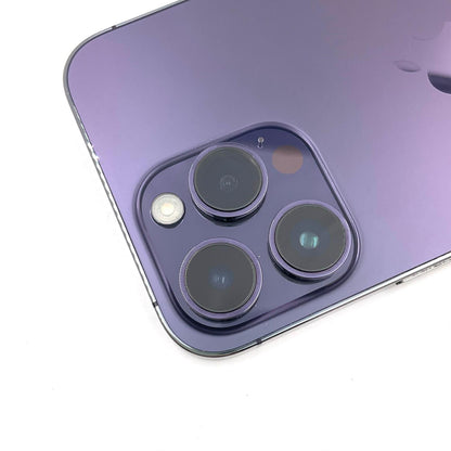 【全額返金保証】【最速発送】Apple iPhone iPhone 14 Pro Max 256GB ディープパープル 楽天モバイル 白ロム 動作確認済 84%