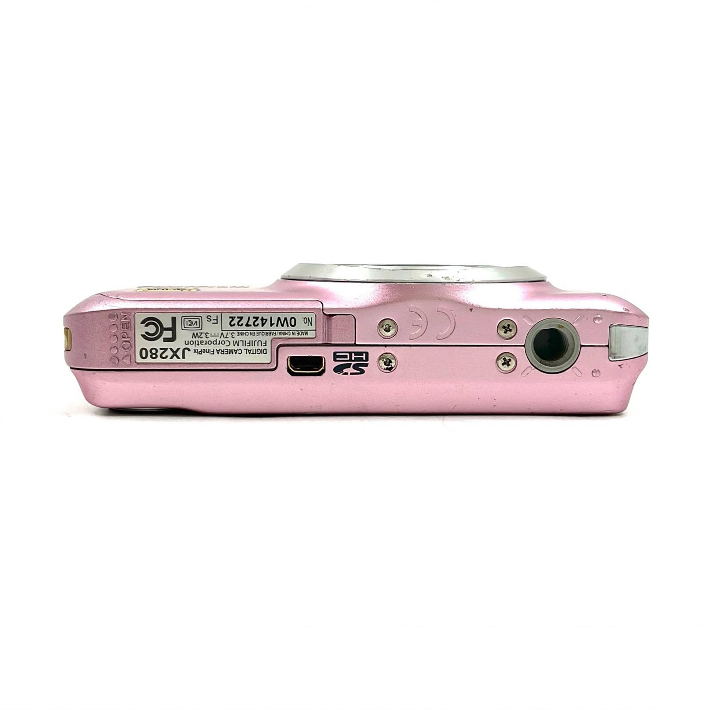 【全額返金保証】【最速発送】FUJIFILM コンパクトデジタルカメラ FinePix JX280 [ピンク] 動作確認済
