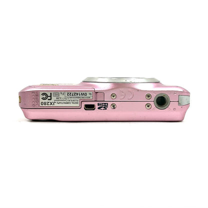 【全額返金保証】【最速発送】FUJIFILM コンパクトデジタルカメラ FinePix JX280 [ピンク] 動作確認済