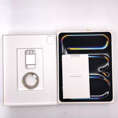 【全額返金保証】【最速発送】Apple iPad Pro 13インチ 256GB スペースブラック WiFi+Cellular au SIMフリー 白ロム 動作確認済
