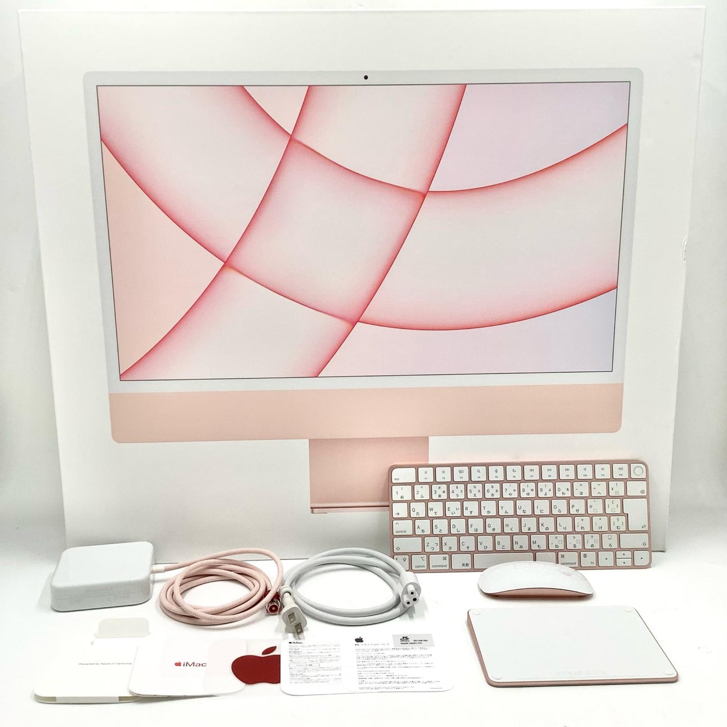 【全額返金保証】【最速発送】Apple iMac 24インチ Apple M1 8GB SSD 512GB ピンク 動作確認済