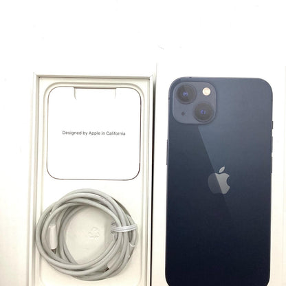 【全額返金保証】【最速発送】Apple iPhone iPhone 13 128GB ミッドナイト au SIMフリー 動作確認済 94%