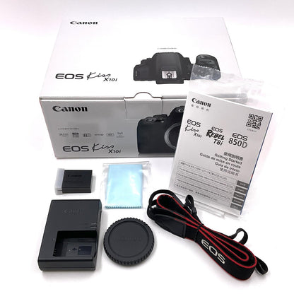 【全額返金保証】【最速発送】Canon デジタル一眼 EOS Kiss X10i ボディ ブラック 動作確認済