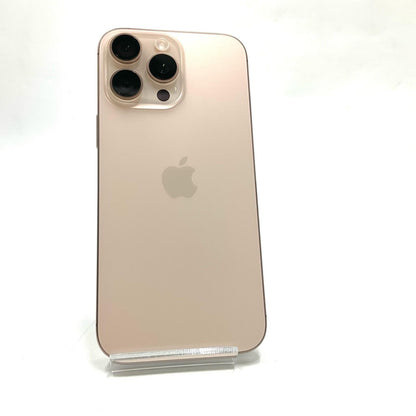 【全額返金保証】【最速発送】Apple iPhone iPhone 16 Pro Max 256GB デザートチタニウム SIMフリー 白ロム 美品 動作確認済 92%
