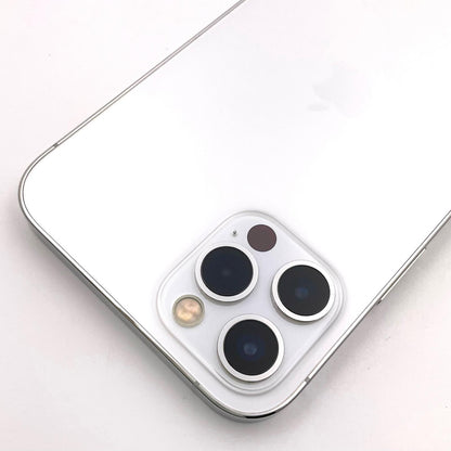 【全額返金保証】【最速発送】Apple iPhone iPhone 12 Pro 256GB シルバー docomo SIMフリー 白ロム 動作確認済 76%