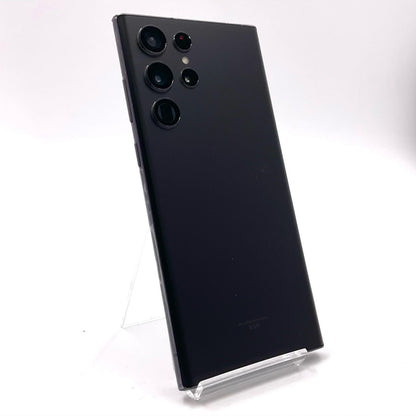 【全額返金保証】【最速発送】SAMSUNG Galaxy S22 Ultra 5G 256GB ファントムブラック au SIMフリー SCG14 白ロム 動作確認済