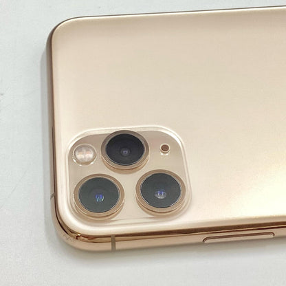 【全額返金保証】【最速発送】Apple iPhone iPhone 11 Pro Max 256GB ゴールド Softbank 白ロム 動作確認済 81%