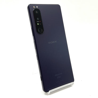 【全額返金保証】【最速発送】Sony Xperia 1 III 256GB フロストパープル docomo SO-51B 白ロム 動作確認済