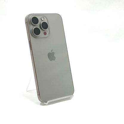 【全額返金保証】【最速発送】Apple iPhone iPhone 15 Pro Max 256GB ナチュラルチタニウム SIMフリー 白ロム 美品 動作確認済 85%