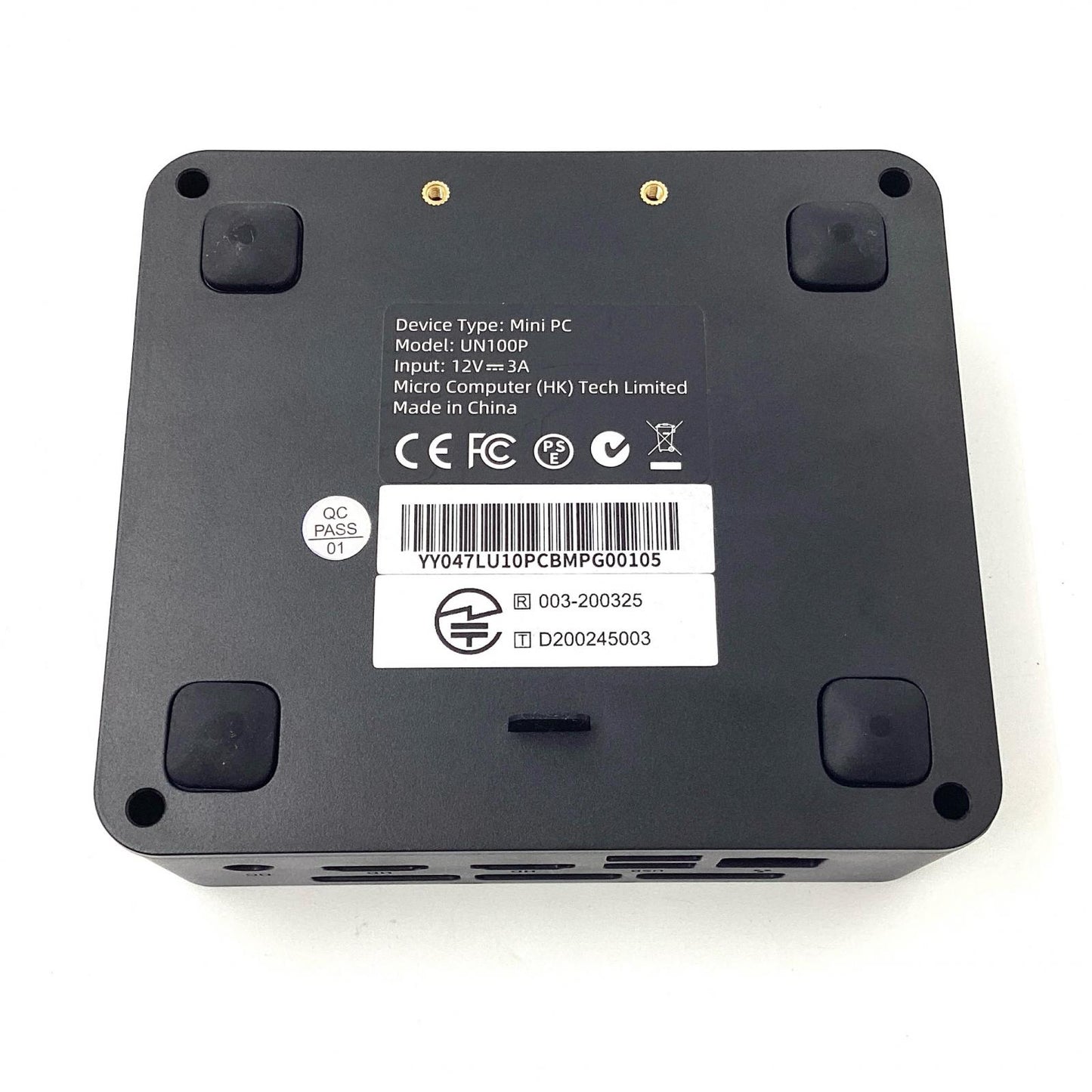 【全額返金保証】【最速発送】MINISFORUM Desk Mini Series UN100P Intel(R) N100 8GB M.2 SSD 256GB 動作確認済
