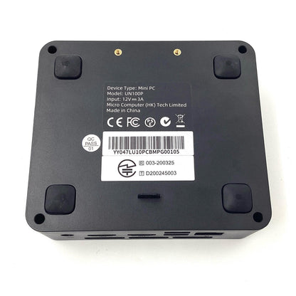 【全額返金保証】【最速発送】MINISFORUM Desk Mini Series UN100P Intel(R) N100 8GB M.2 SSD 256GB 動作確認済