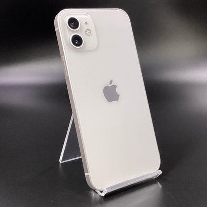 【全額返金保証】【最速発送】Apple iPhone iPhone 12 64GB ホワイト au 白ロム 動作確認済 92%