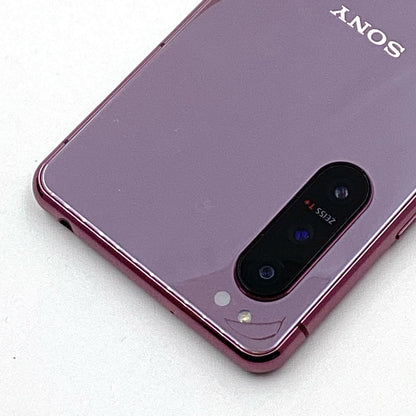 【全額返金保証】【最速発送】Sony Xperia Xperia5 II 128GB ピンク docomo SO-52A 白ロム 動作確認済