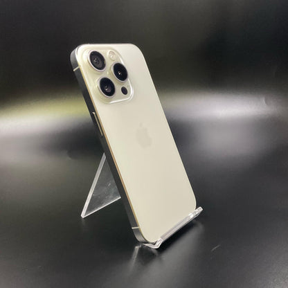 【全額返金保証】【最速発送】Apple iPhone iPhone 15 Pro 256GB ホワイトチタニウム SIMフリー 白ロム 動作確認済 89%