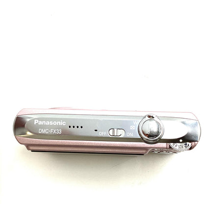 【全額返金保証】【最速発送】Panasonic コンパクトデジタルカメラ LUMIX DMC-FX33 動作確認済