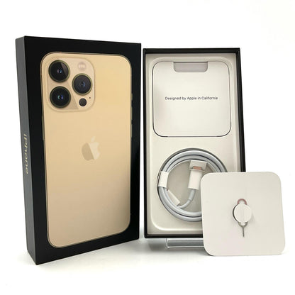 【全額返金保証】【最速発送】Apple iPhone iPhone 13 Pro 512GB ゴールド SIMフリー 白ロム 動作確認済 77%