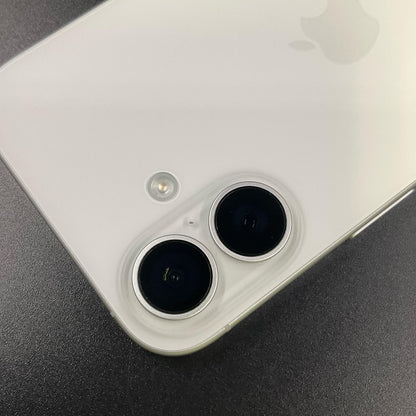 【全額返金保証】【最速発送】Apple iPhone iPhone 16 128GB ホワイト SIMフリー 白ロム 美品 動作確認済 96%