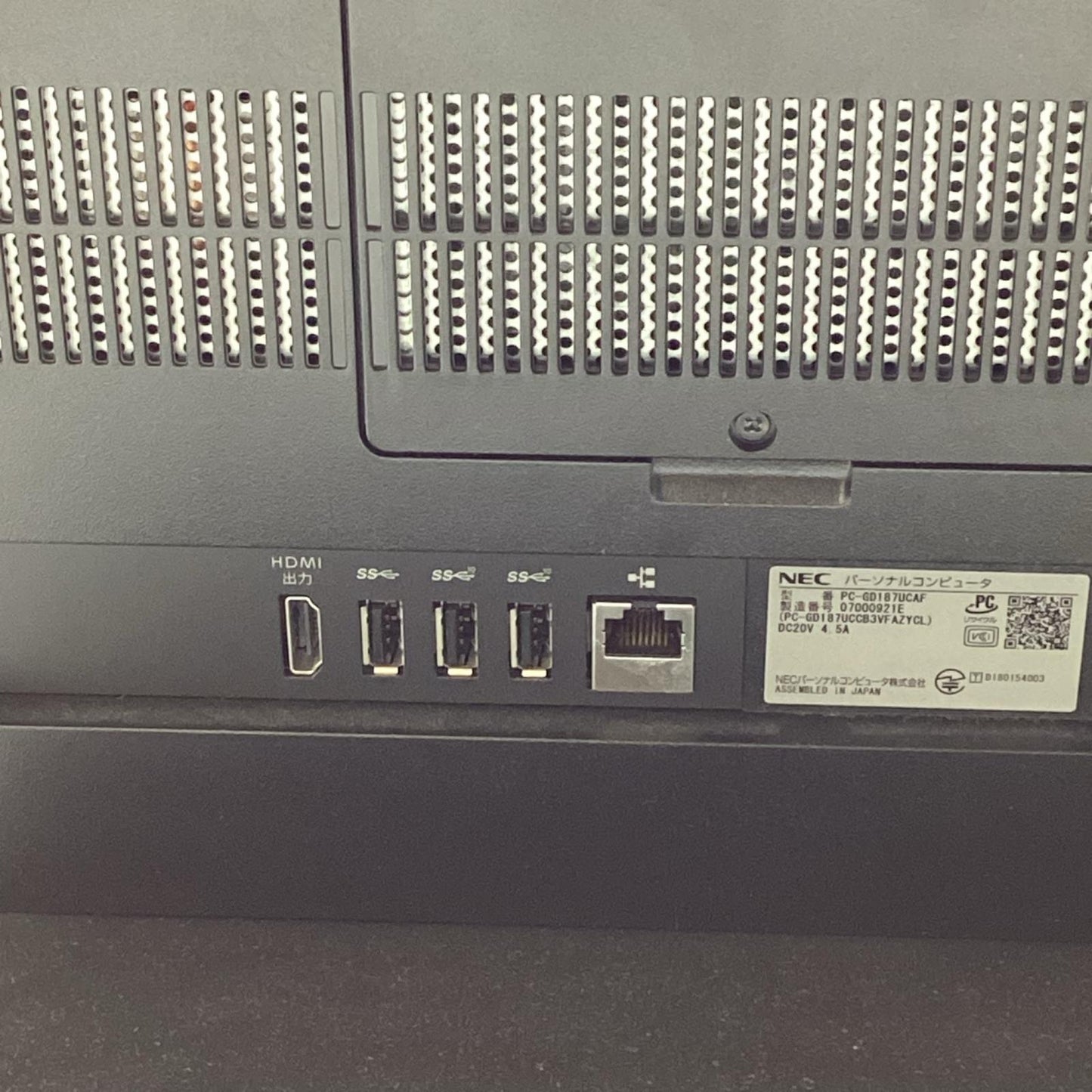 【全額返金保証】【最速発送】NEC LAVIE Direct DA(S) PC-GD187UCAF i7-8565U CPU @ 1.80GHz 16GB SSD 256GB HDD 1TB 美品 動作確認済