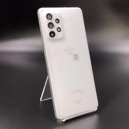 【全額返金保証】【最速発送】SAMSUNG Galaxy A52 5G 128GB オーサムホワイト docomo SC-53B 白ロム 動作確認済