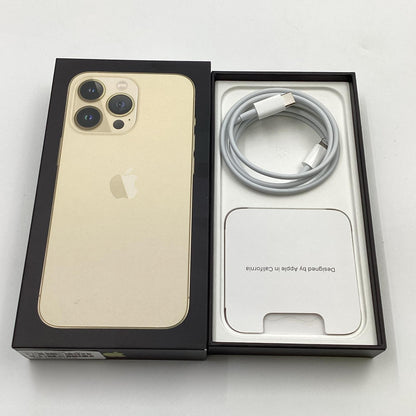 【全額返金保証】【最速発送】Apple iPhone iPhone 13 Pro 256GB ゴールド SIMフリー 白ロム 動作確認済 89%