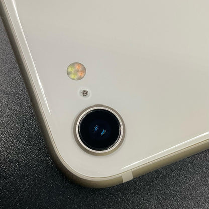 【全額返金保証】【最速発送】Apple iPhone iPhone SE（第3世代） 128GB スターライト Softbank 白ロム 超美品 動作確認済 100%