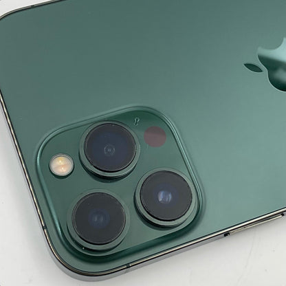 【全額返金保証】【最速発送】Apple iPhone iPhone 13 Pro Max 256GB アルパイングリーン docomo 白ロム 動作確認済 86%