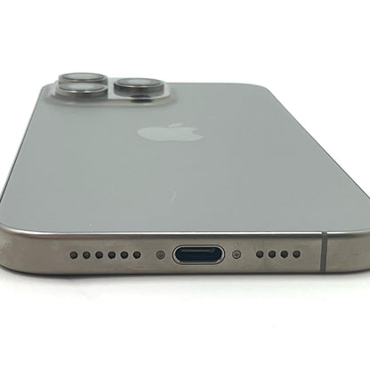 【全額返金保証】【最速発送】Apple iPhone iPhone 15 Pro Max 256GB ナチュラルチタニウム SIMフリー 白ロム 美品 動作確認済 88%
