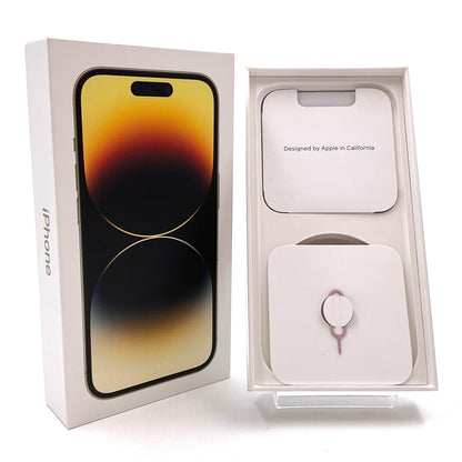 【全額返金保証】【最速発送】Apple iPhone iPhone 14 Pro 256GB ゴールド SIMフリー 白ロム 動作確認済 83%