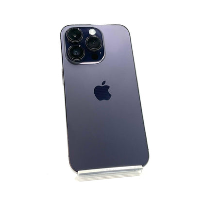 【全額返金保証】【最速発送】Apple iPhone iPhone 14 Pro 128GB ディープパープル SIMフリー 白ロム 動作確認済 85%